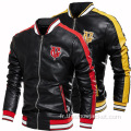 Veste de motard en similicuir pour hommes sur mesure pour hommes